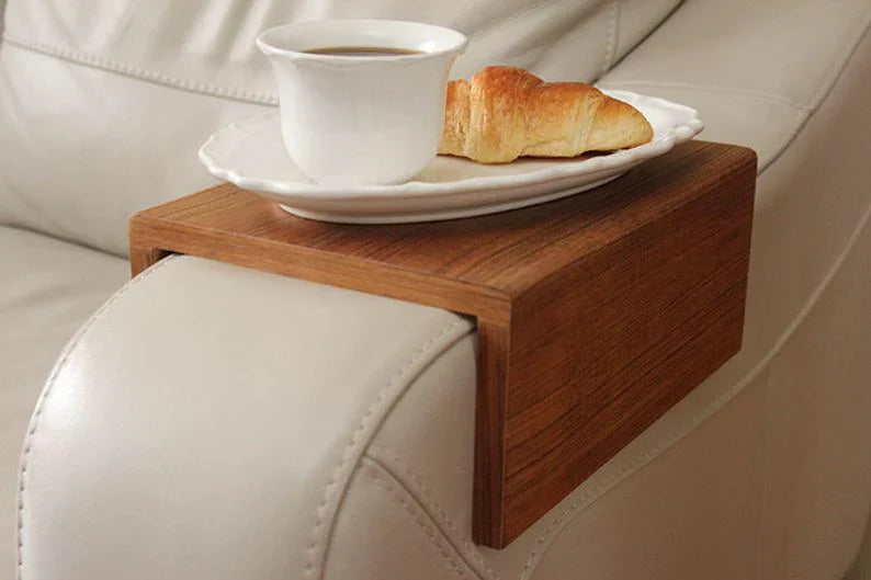 Wooden Couch Arm Table