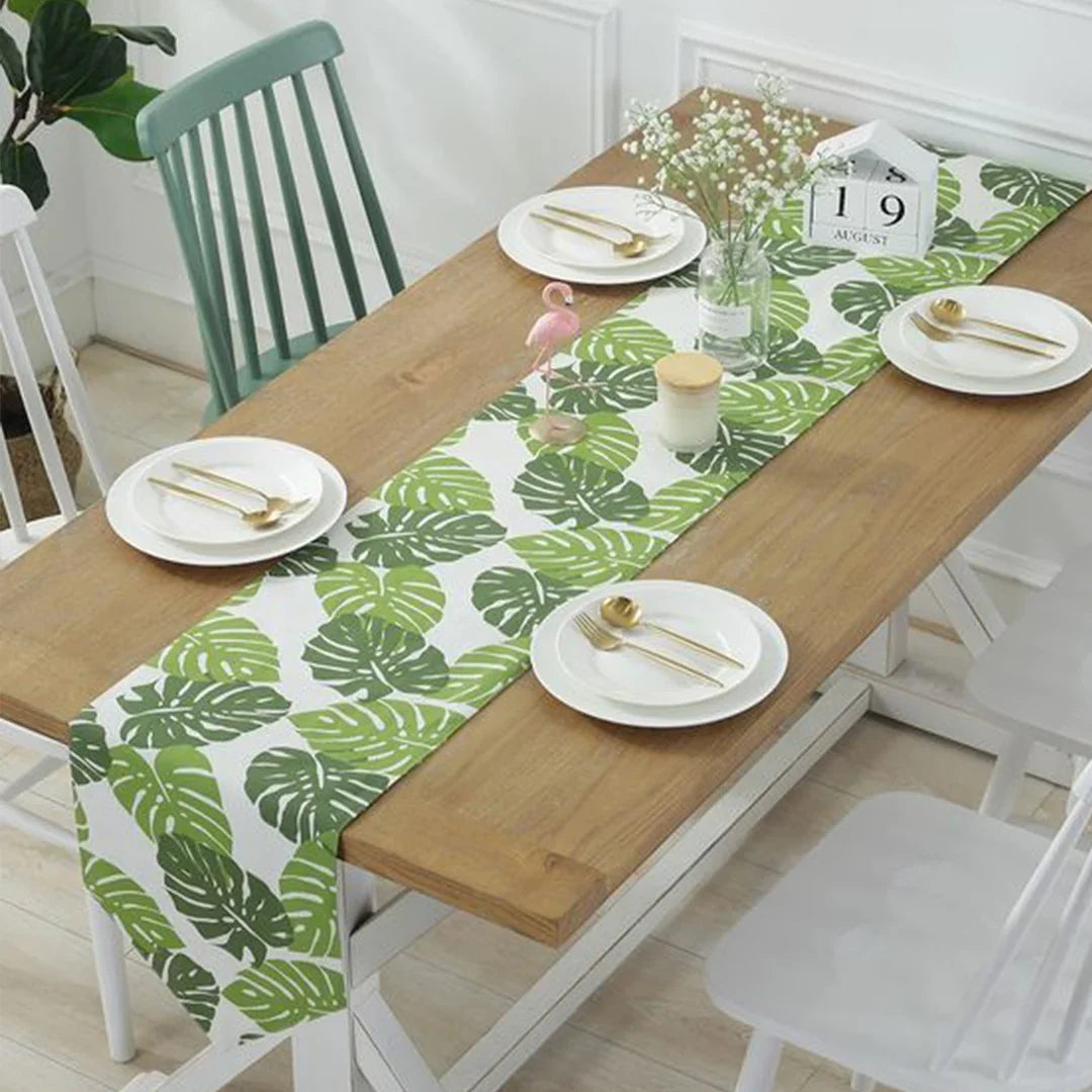 Fary Green Table Runner